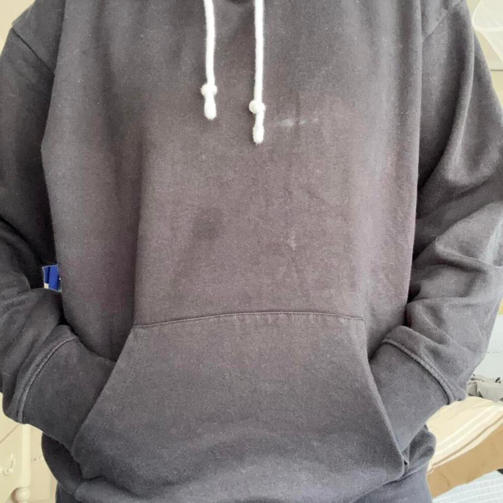 Black oversized hoodie